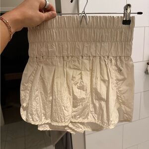 White free people high waisted athletic short